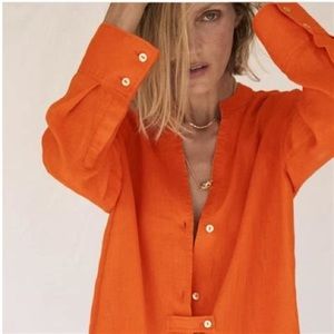 Zara long oversized dress size small